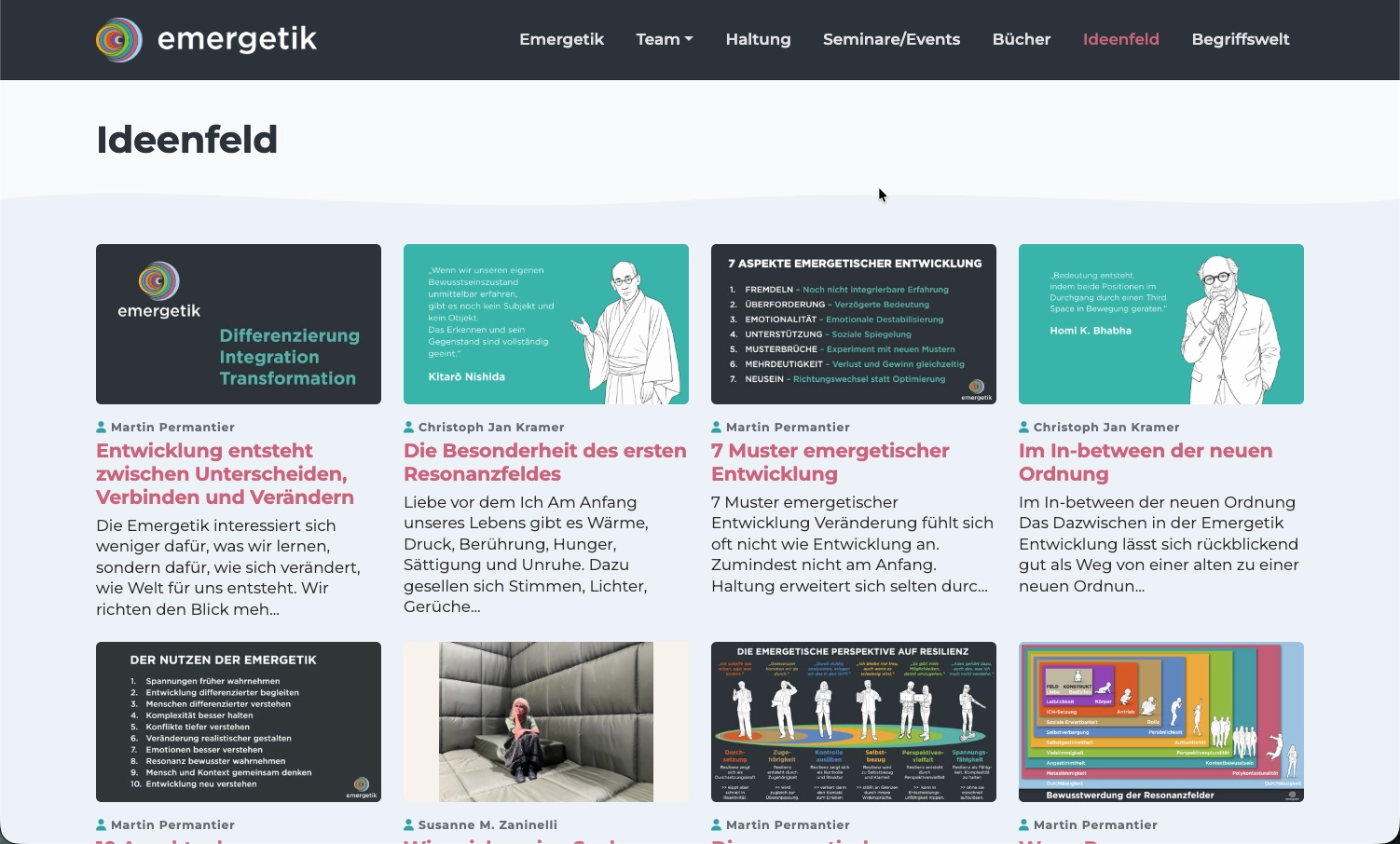 Publikation von Artikeln